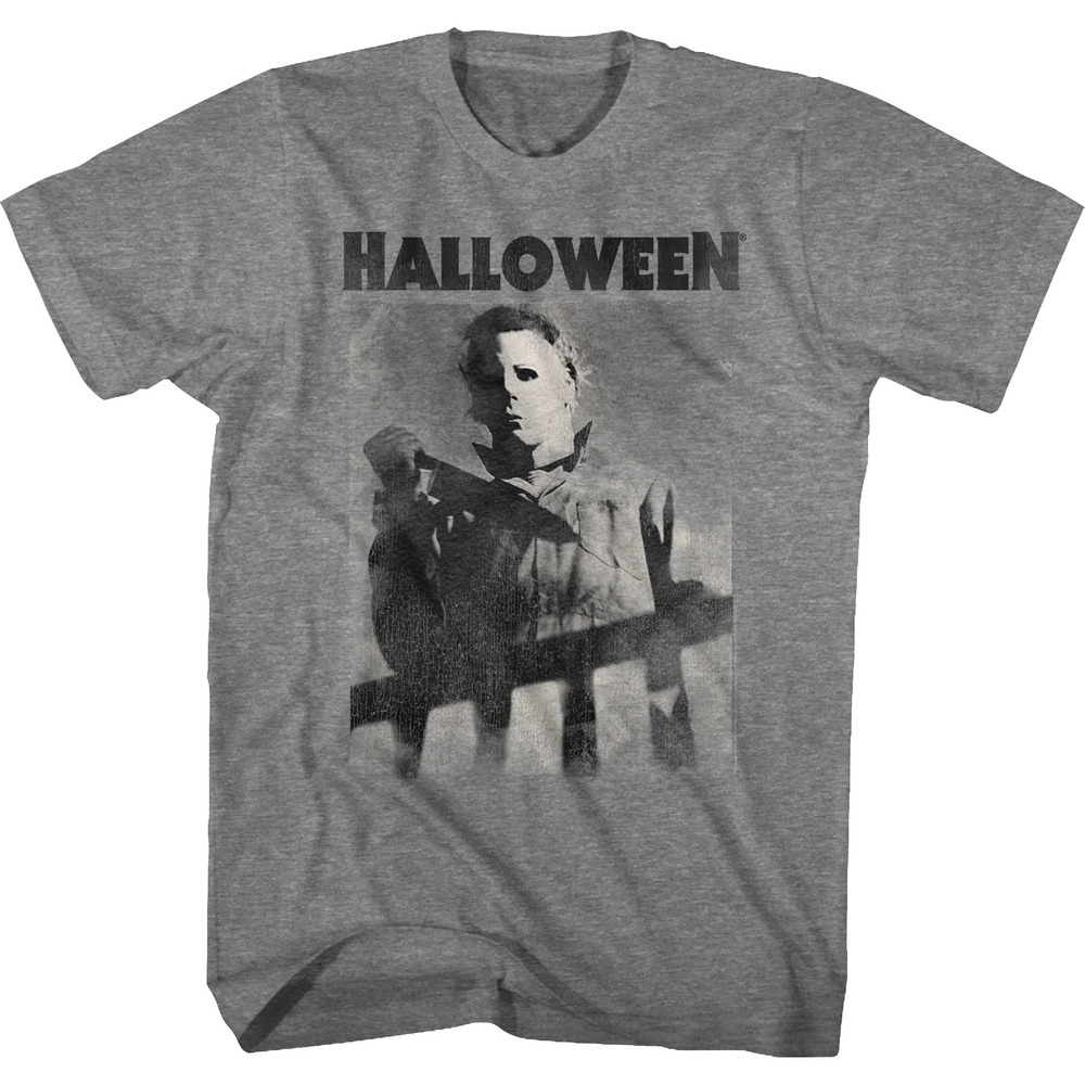 Distressed The Shape Halloween Tshirt